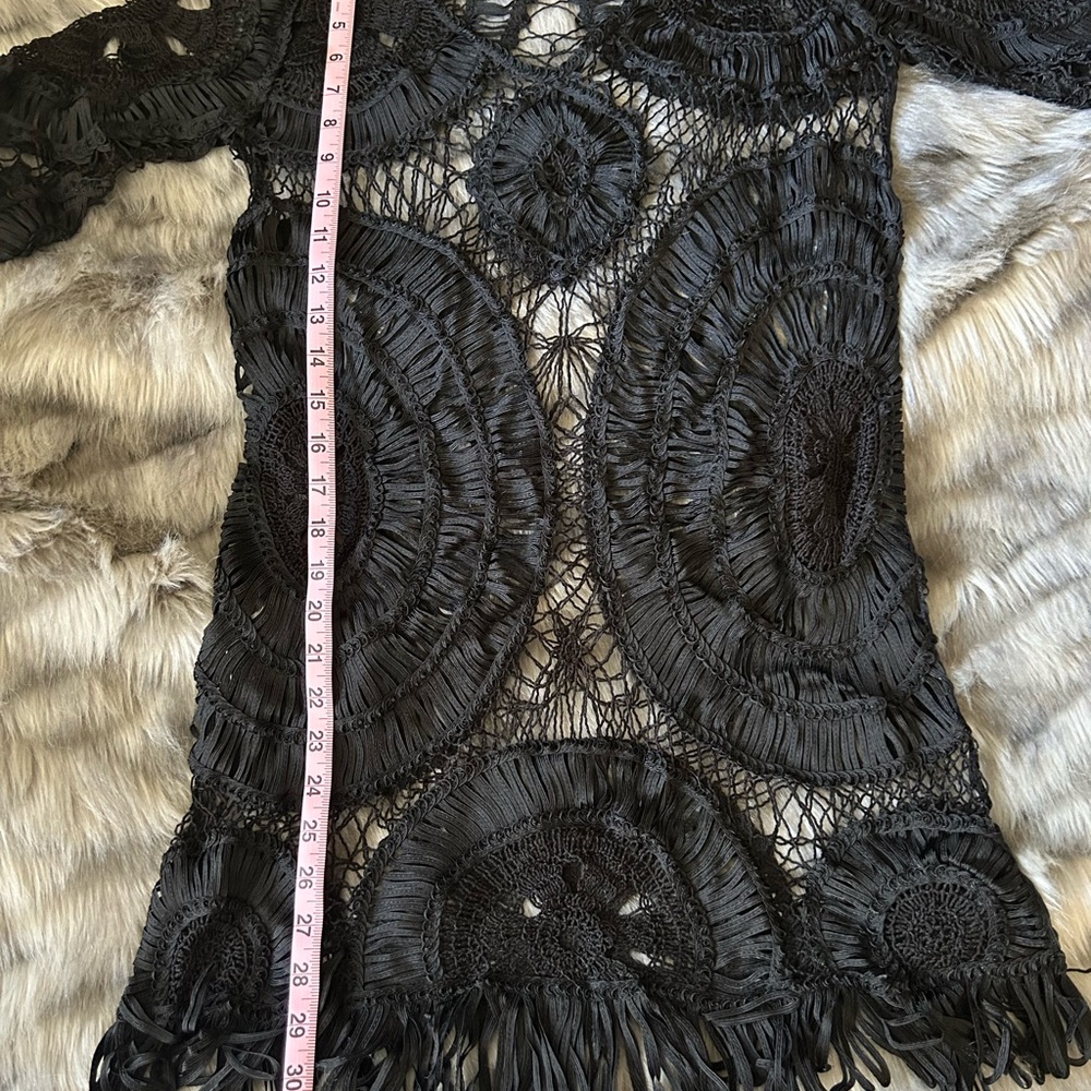 Victoria's Secret Black Fringe Cover-Up - Picture 7 of 9